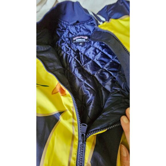 New Looney Tunes Members Only Jacket, Size Medium Navy & Yellow Tweety - Picture 7 of 9